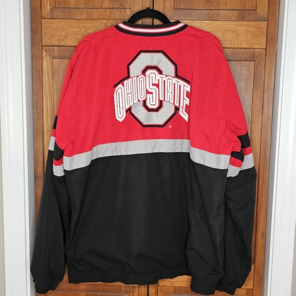 58 Sports Vintage Buckeyes Pullover Windbreaker Jacket | Men's XL - Picture 5 of 10